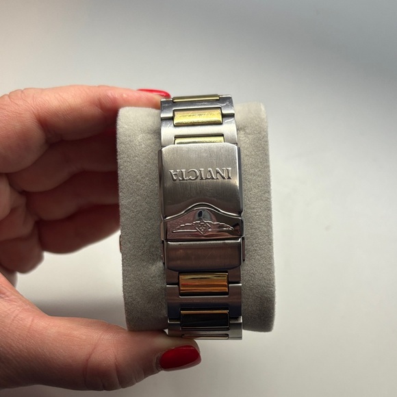 Invicta Gold and Silver Chronograph Watch - Picture 2 of 6